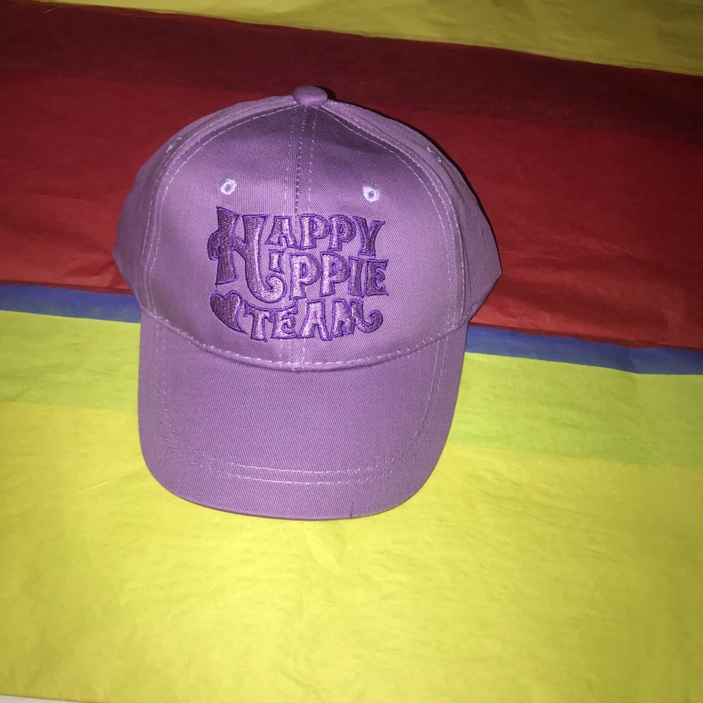 Purple Youth Hippie Kids cap hat gorpcore kidcore child teen cap retro - Picture 4 of 13